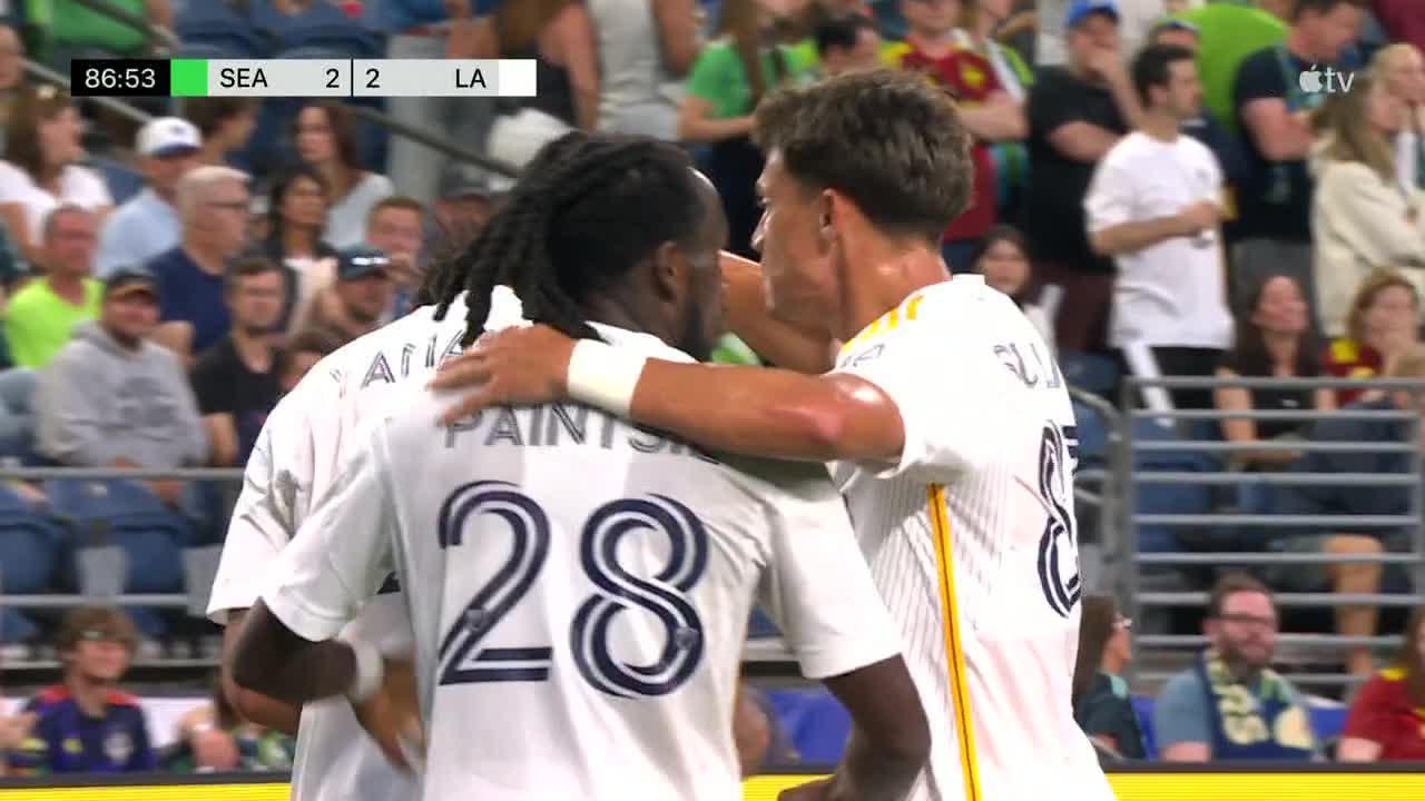 Miki Yamane finds the back of the net for LA Galaxy