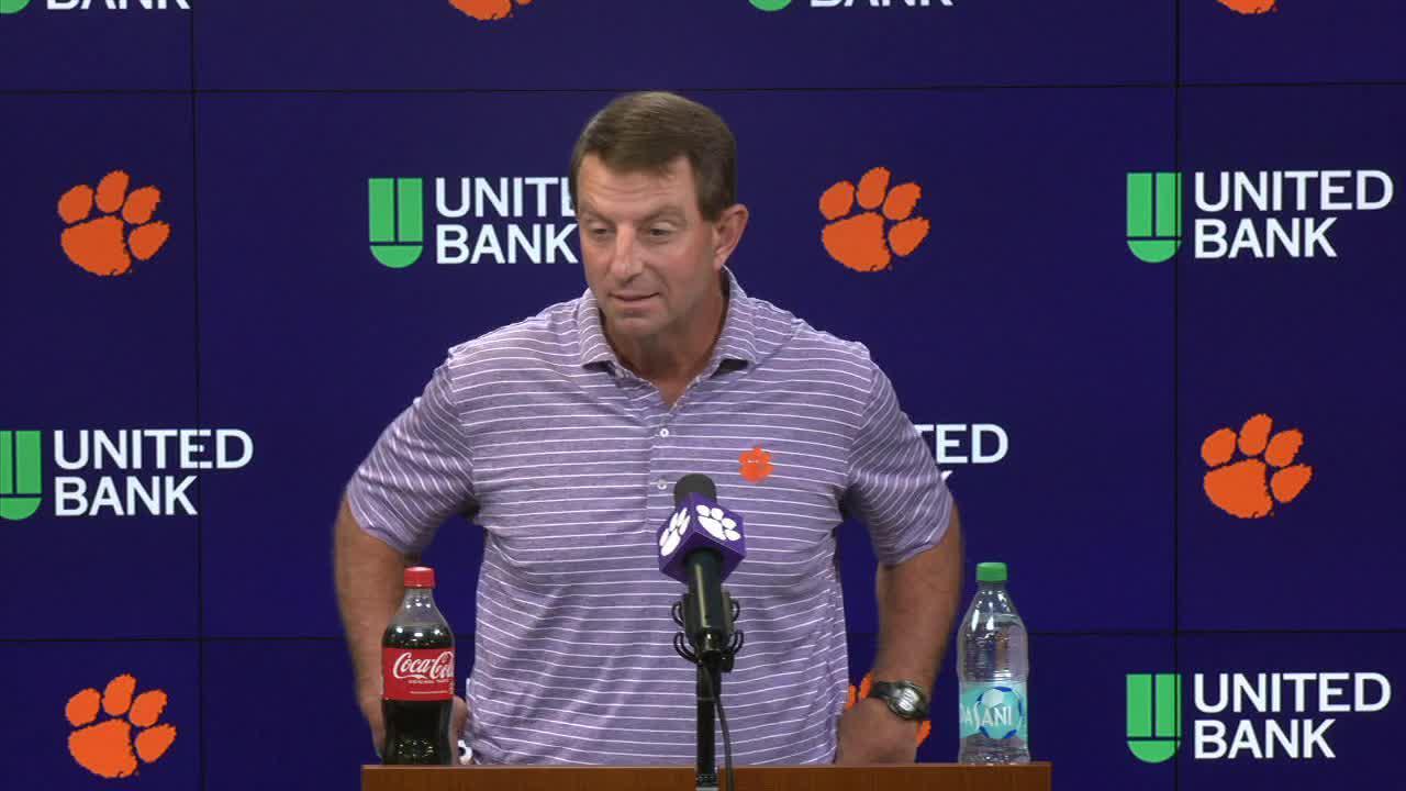 Dabo Swinney: 'If Clemson's tired of winning, send me on my way'