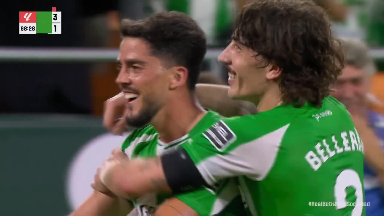 Pablo Fornals finds the back of the net for Real Betis