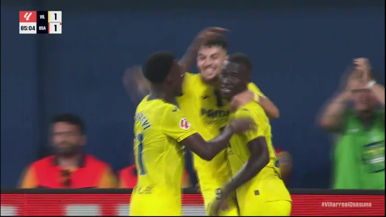 Pape Gueye gets on the scoresheet for Villarreal