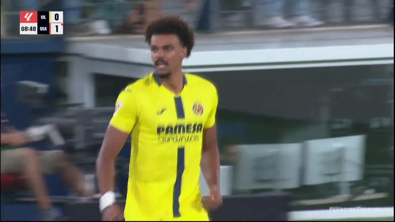 Georges Mikautadze finds the back of the net for Villarreal