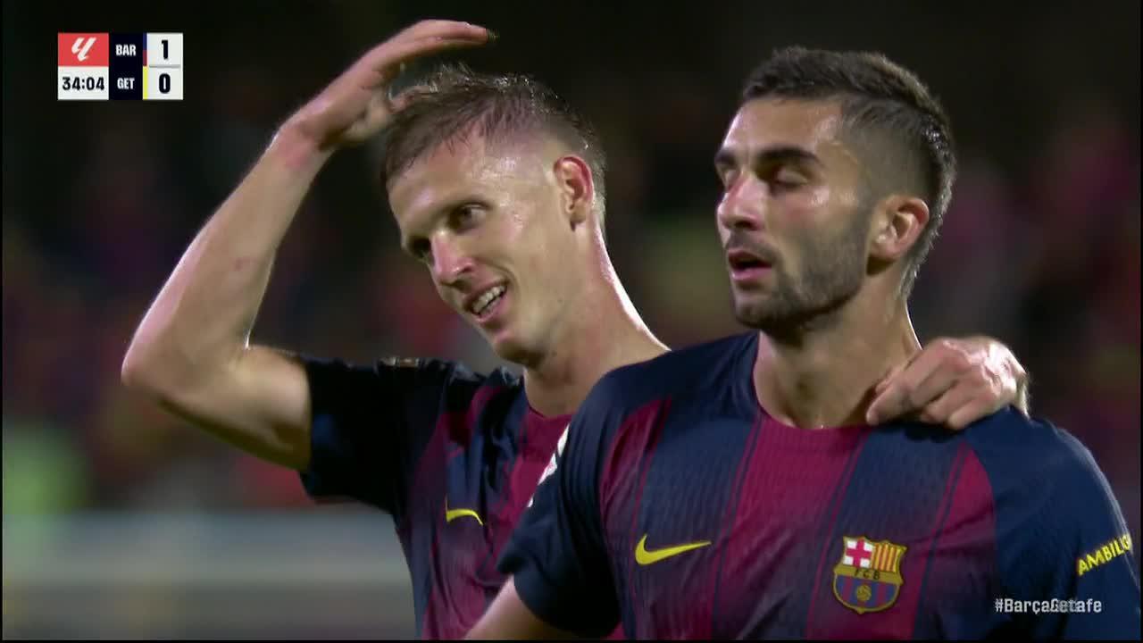 Ferran Torres finds the back of the net for Barcelona