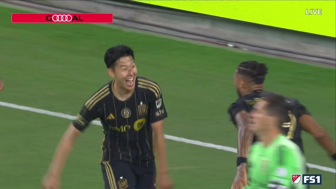 Son Heung-Min scores from outside the box for LAFC
