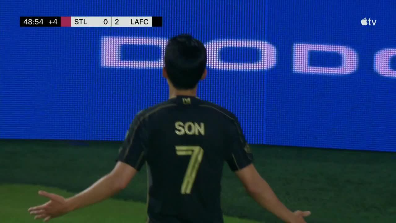 Son Heung-Min slots in the goal for LAFC