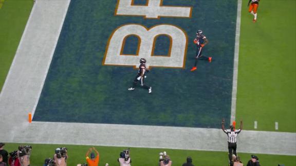 RJ Harvey scores his first NFL TD as Broncos pour it on - ESPN Video