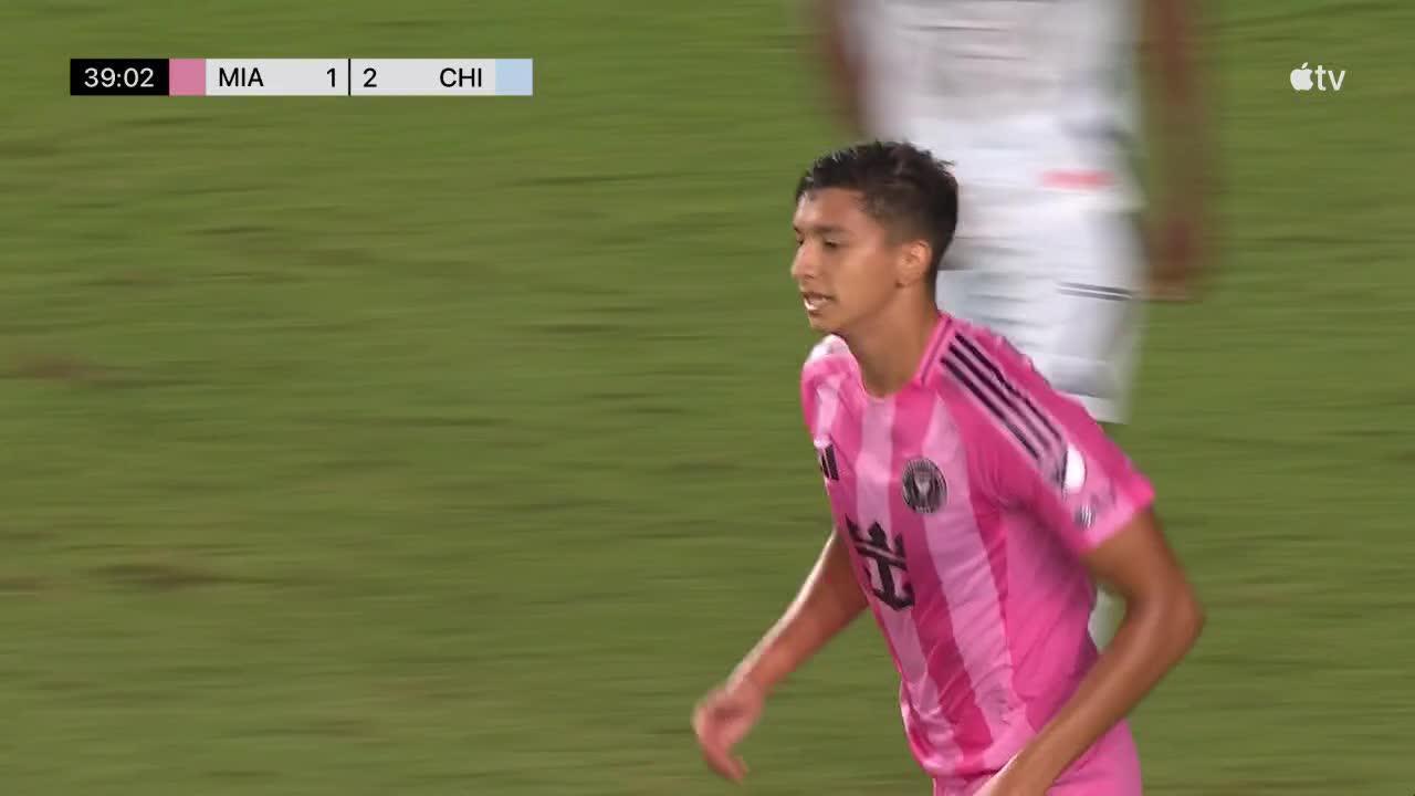 Tomás Avilés slots in the goal for Inter Miami CF