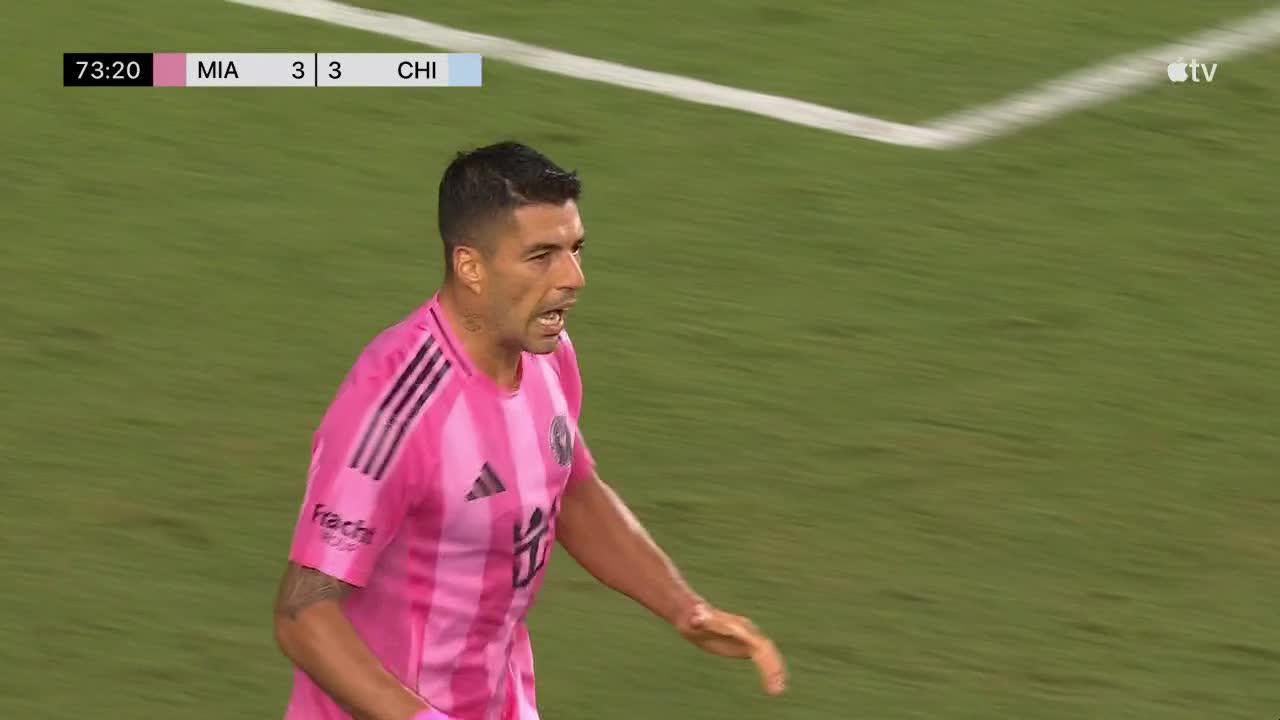 Luis Suárez finds the back of the net for Inter Miami CF