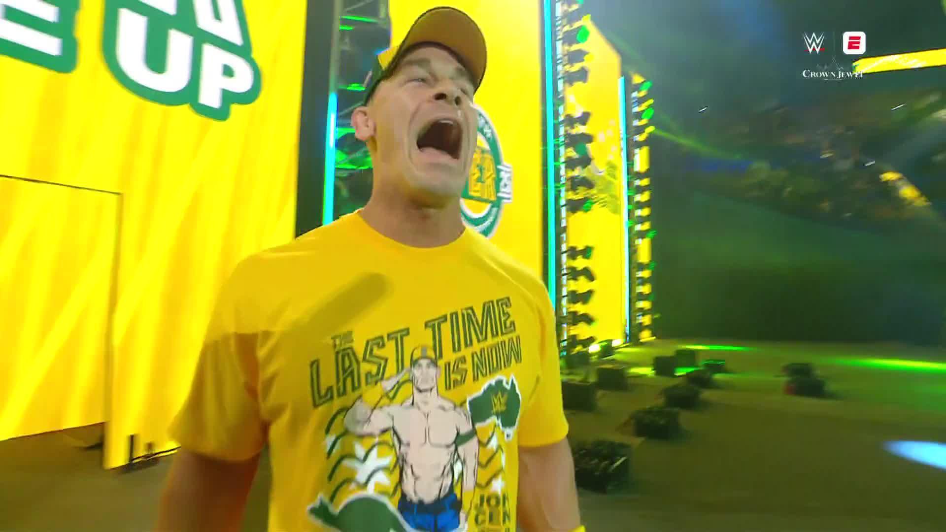 John Cena makes his final entrance overseas in WWE