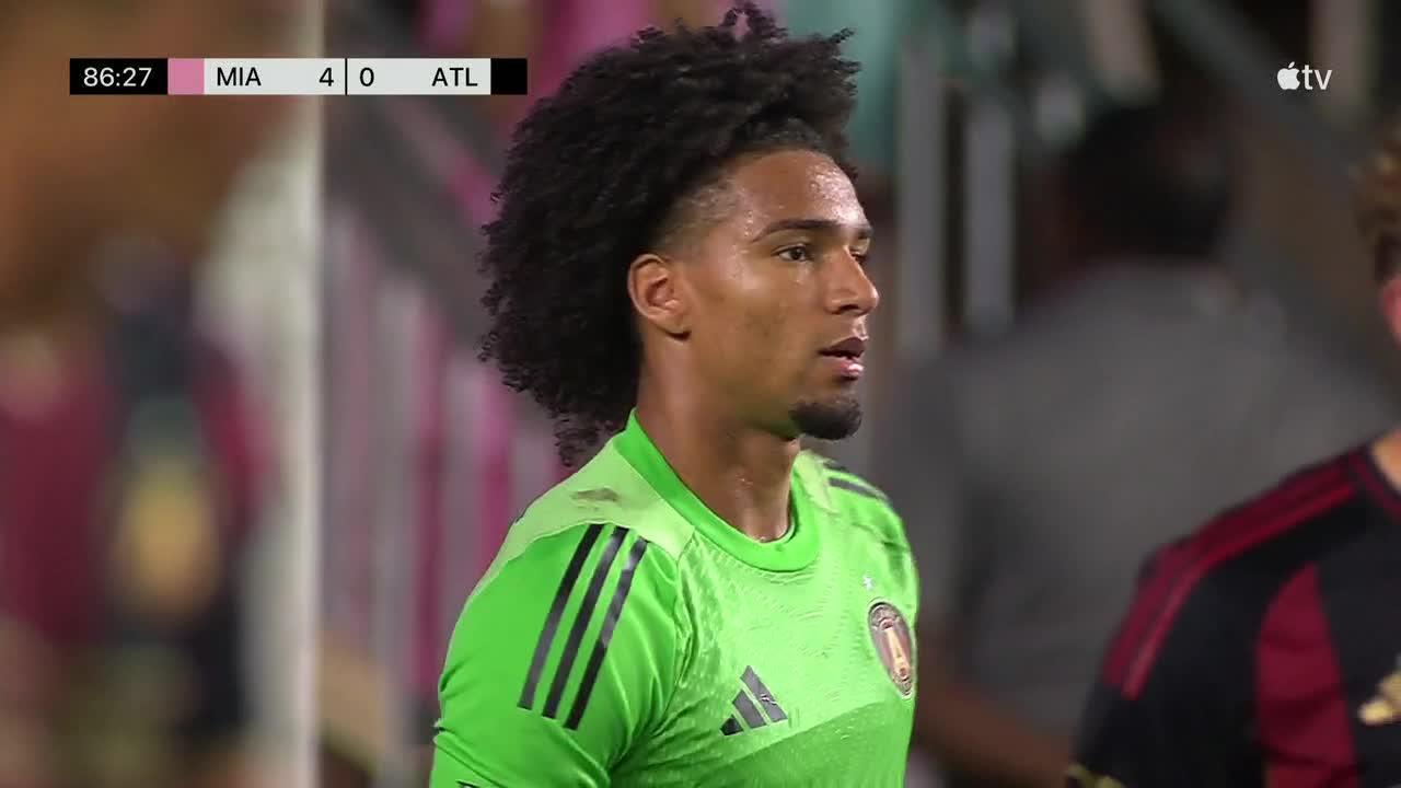 Lionel Messi nets his second goal of the night for Inter Miami