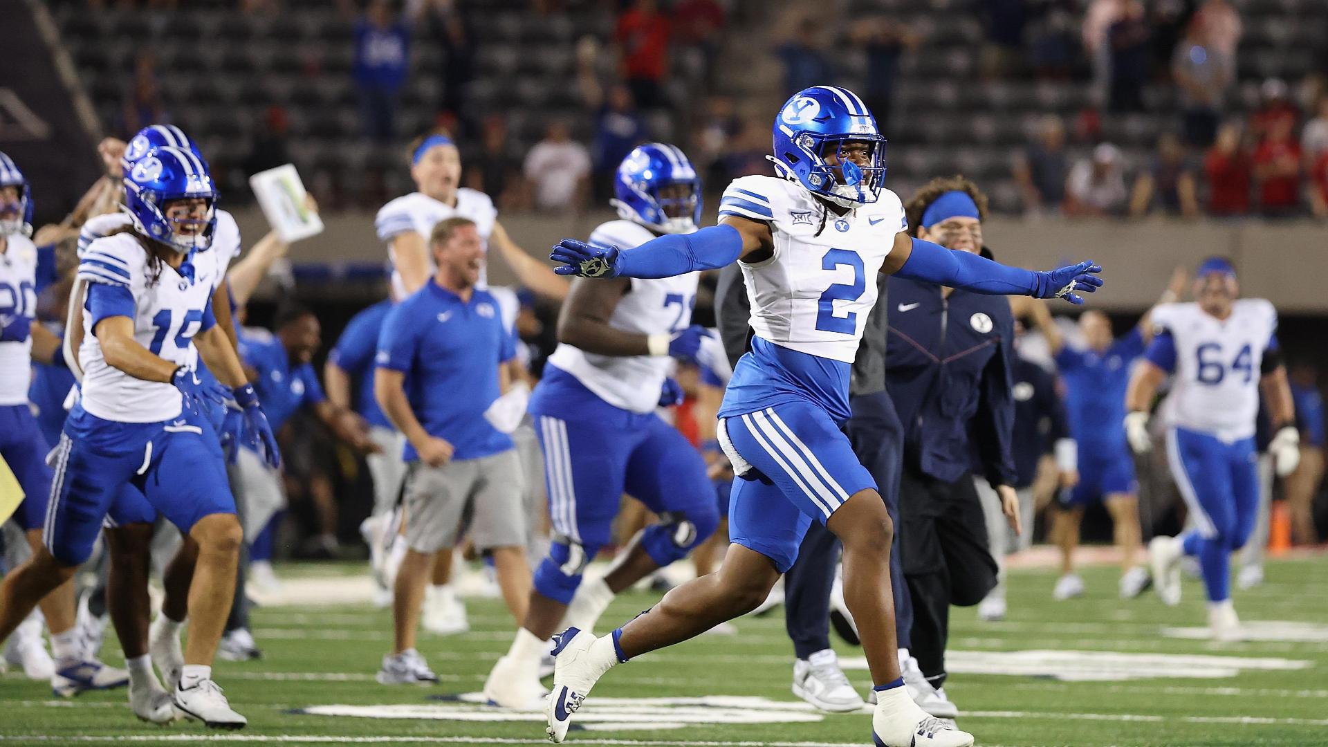 BYU survives in double OT to remain unbeaten