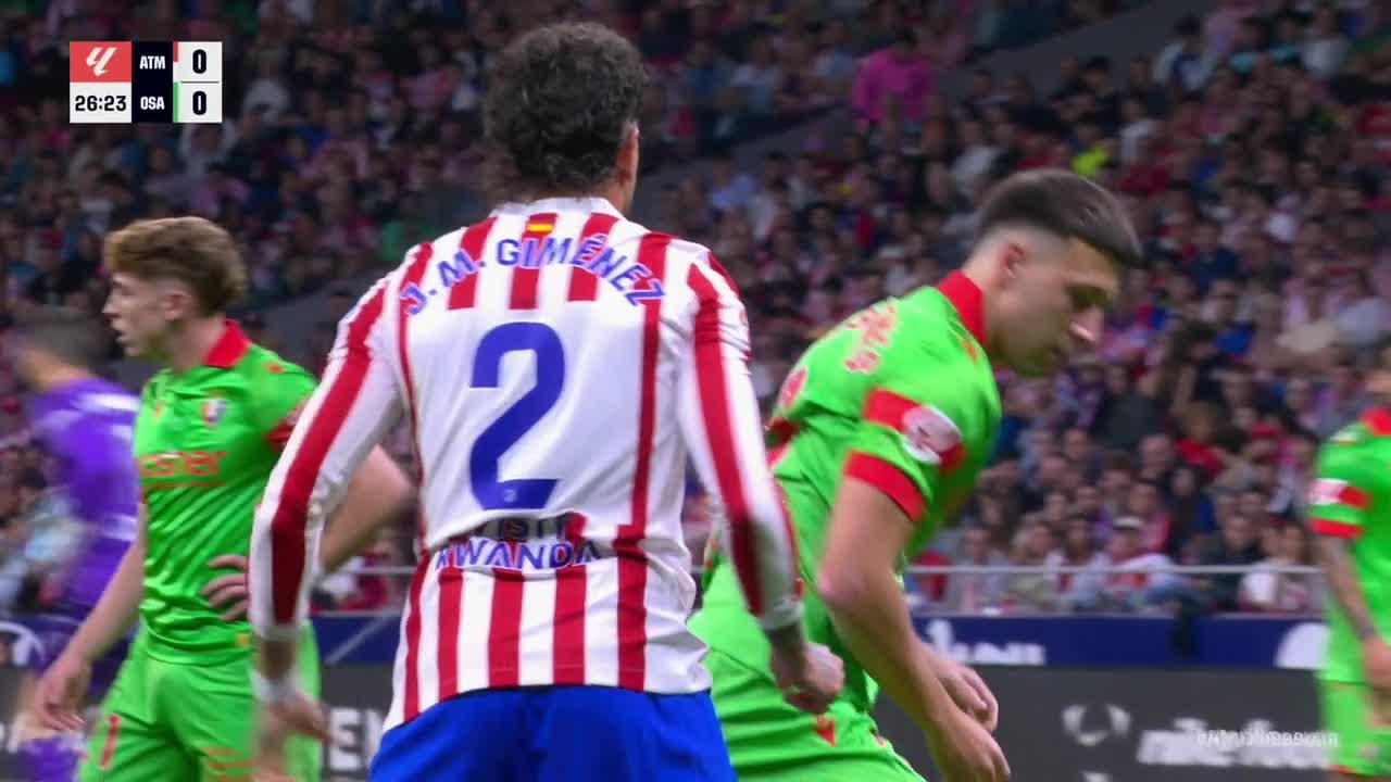 Jan Oblak makes a great save