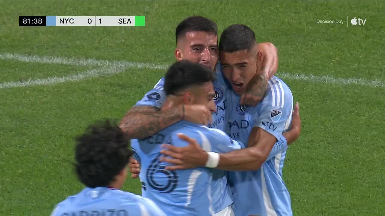 Nicolás Fernández finds the back of the net for New York City FC