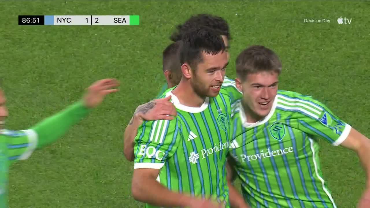 Jackson Ragen scores goal for Seattle Sounders FC