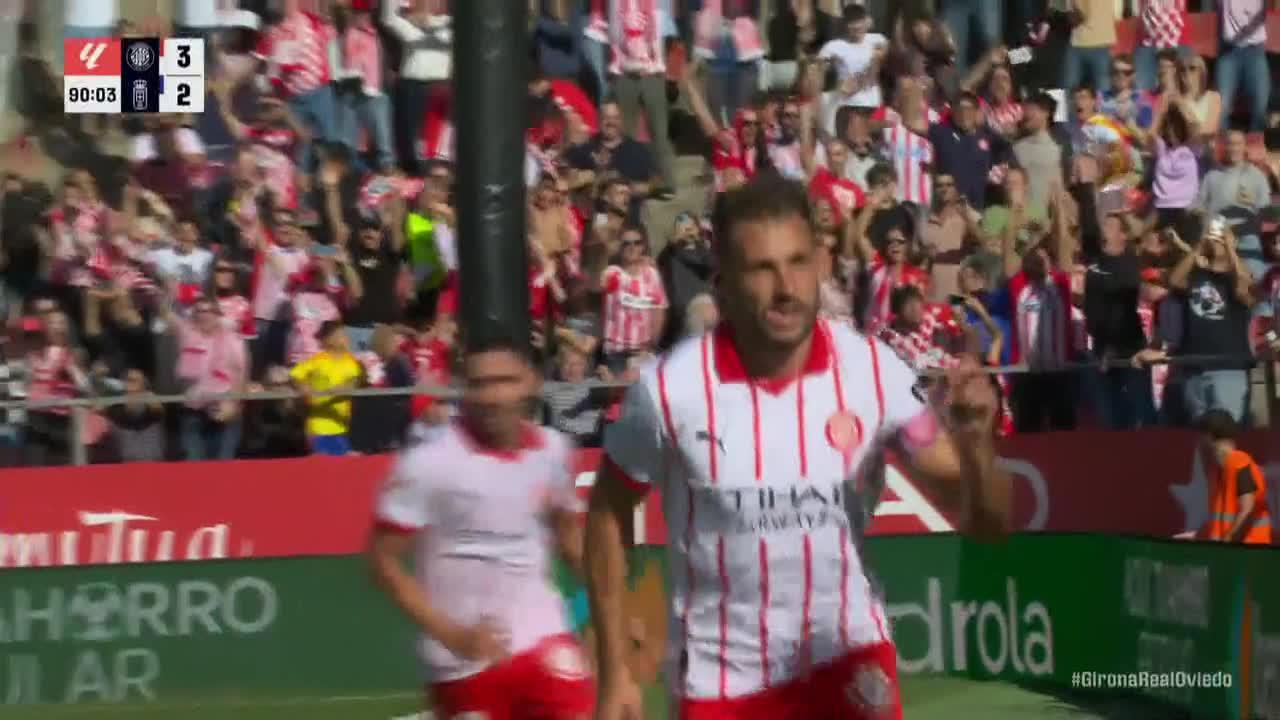 Cristhian Stuani scores Penalty Goals vs. Real Oviedo