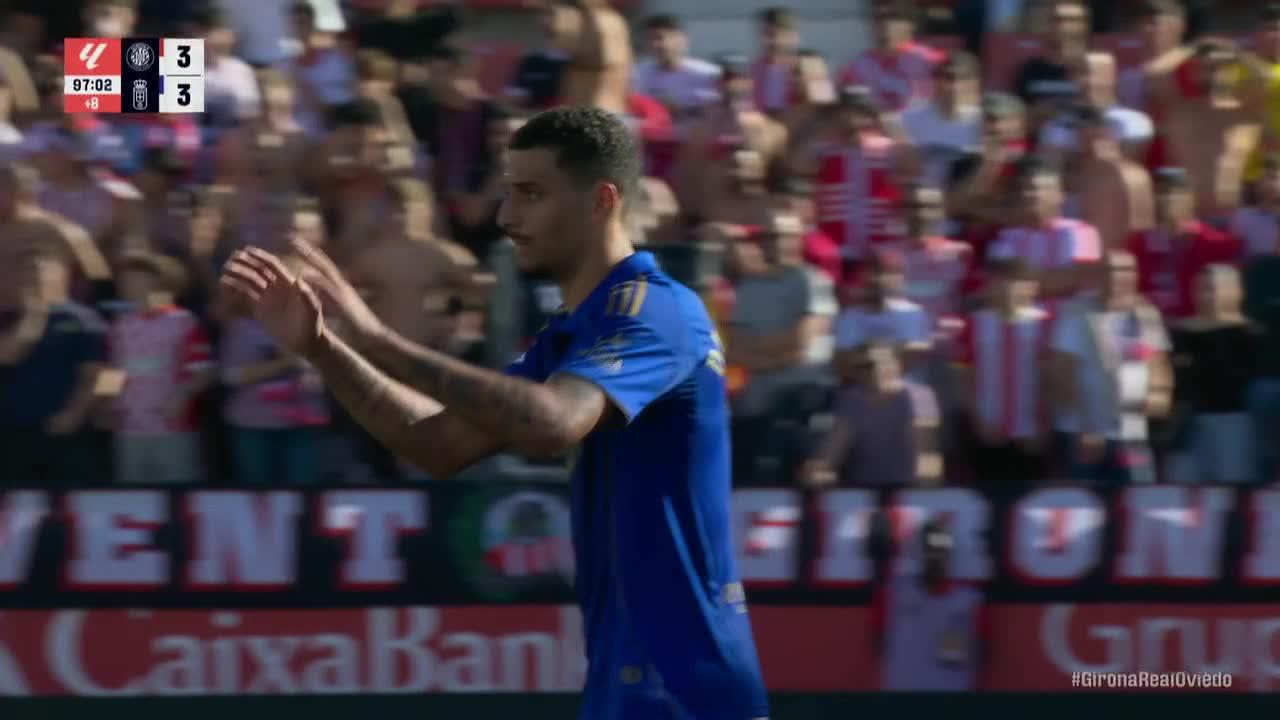 David Carmo gets on the scoresheet for Real Oviedo