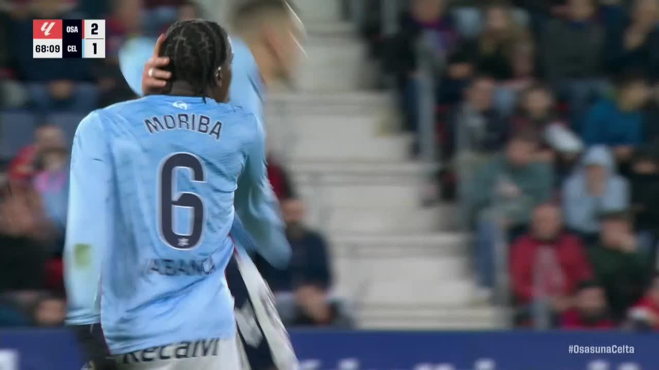 Ferrán Jutglà gets on the scoresheet for Celta Vigo