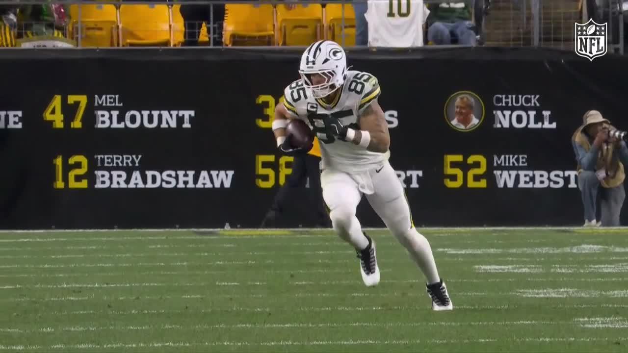 Tucker Kraft impressing with an awesome 59-yard gain