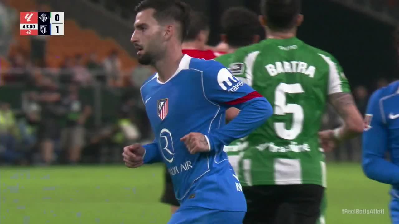 Álex Baena slots in the goal for Atletico Madrid