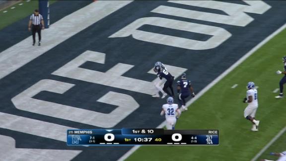 Memphis Tigers Secure Dominant 38-14 Win Over Rice Owls on Halloween