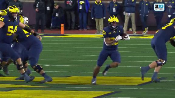 Marshall Stars as Michigan Survives Purdue 21-16