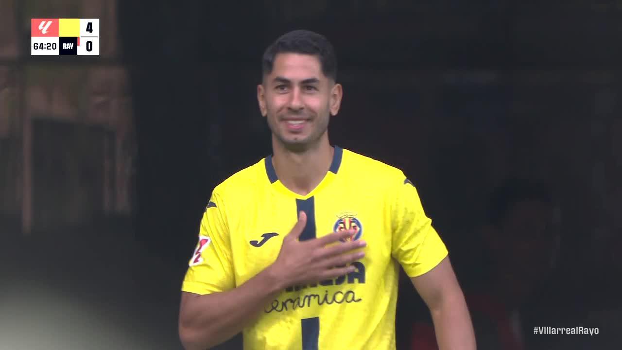 Ayoze Pérez finds the back of the net for Villarreal