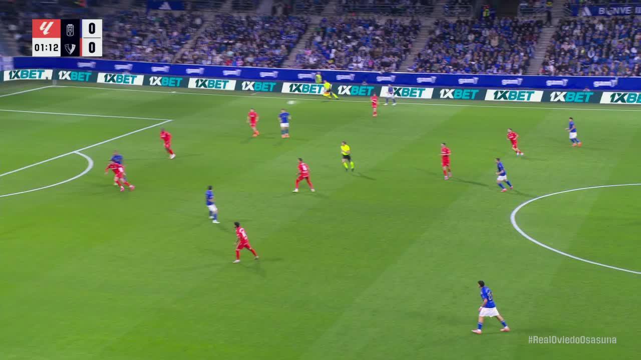 Sergio Herrera with a nice save vs. Osasuna
