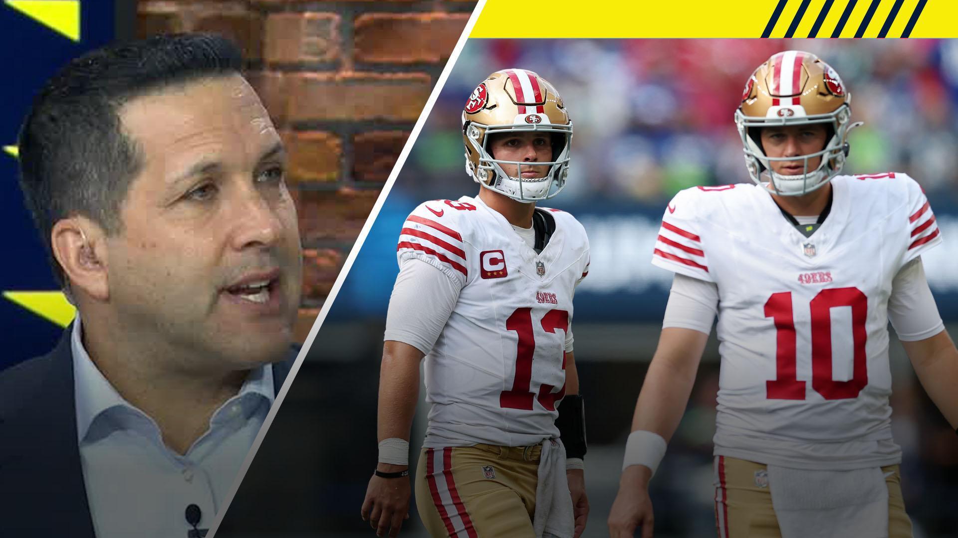 Will Brock Purdy and Mac Jones be on the 49ers next season?