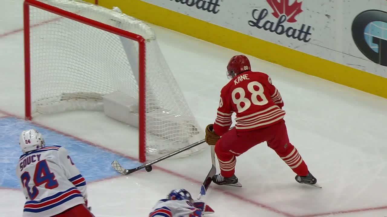 Schneider, Soucy stop Kane at line for unreal save