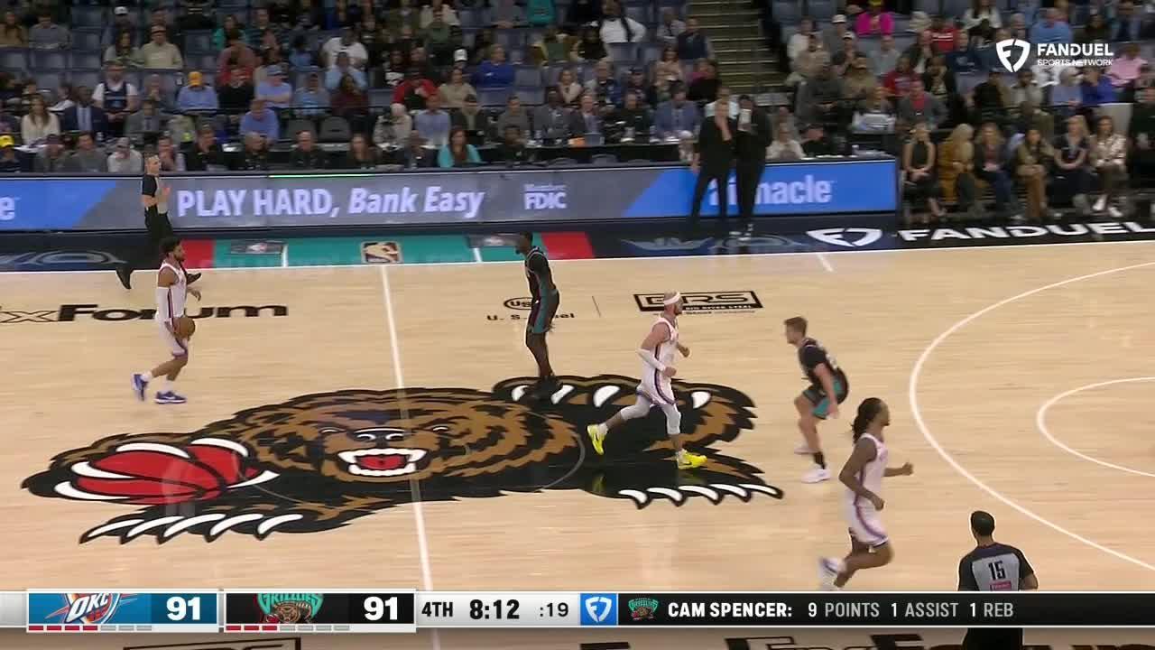 Ajay Mitchell puts the Thunder on top