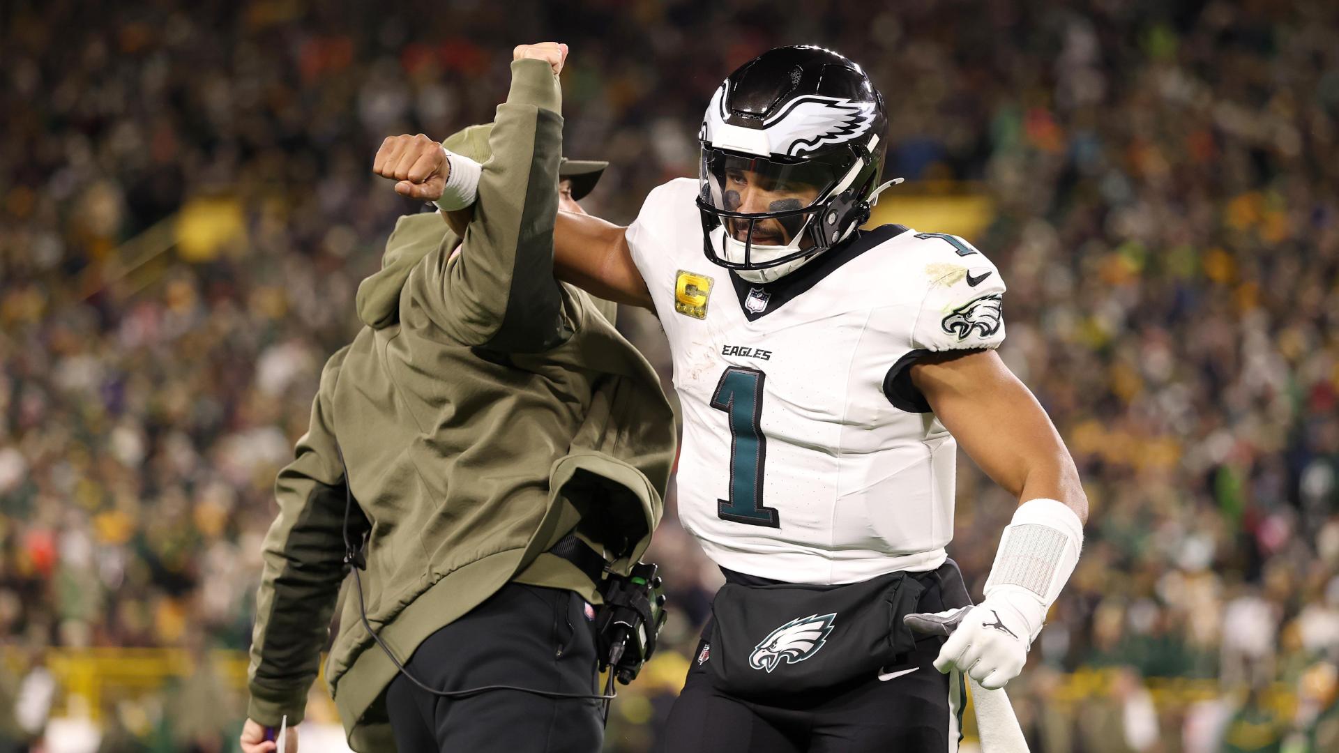 Eagles go down to the wire for win in Green Bay