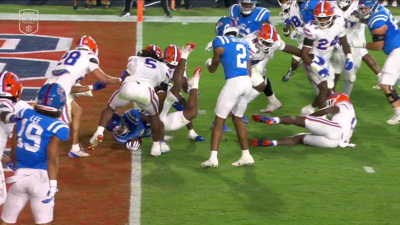 Kewan Lacy sets Ole Miss record with 17th rushing TD