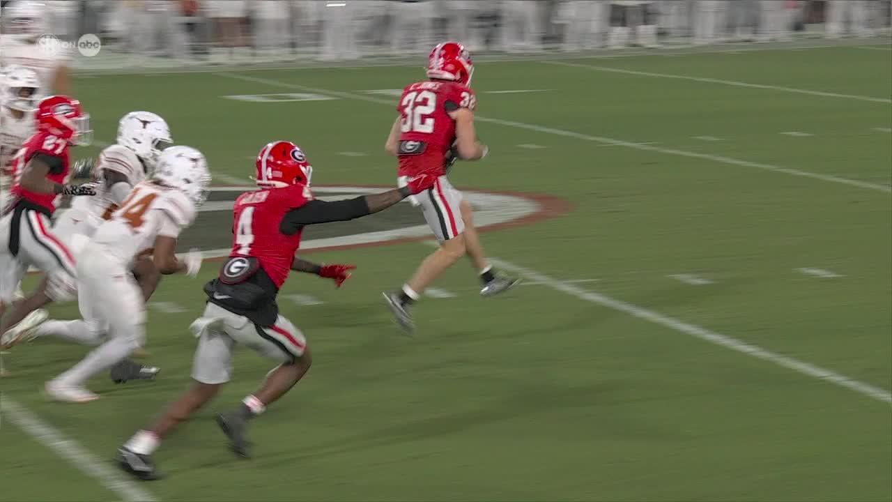 Georgia blindsides Texas with onside kick