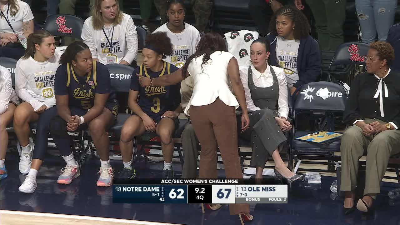 Hannah Hidalgo ejected for taunting in Notre Dame loss